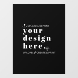 Adesivo para Janela Seu Design 18" x 24" Placa