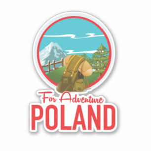 Adesivo Para o logotipo Adventure Polônia