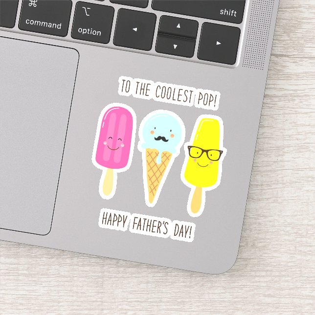 Adesivo Para o Pop mais legal - Dia de os pais (Detalhe)