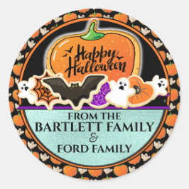 Adesivo para Sacola de Doces de Halloween