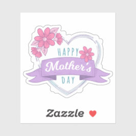 Adesivo Parabéns, amor, coração.