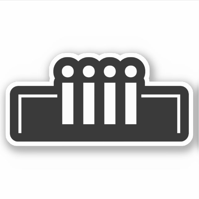 Adesivo Parabéns [ Bolo ] Emoticon Japonês (Frente)