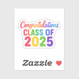 Adesivo Parabéns Classe de 2025