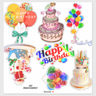 Adesivo Parabéns, Scrapbooking Stickers