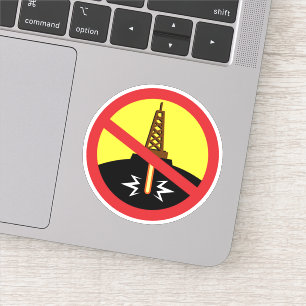 Adesivo Parar Fracking