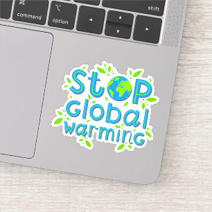 Adesivo Parar o aquecimento global