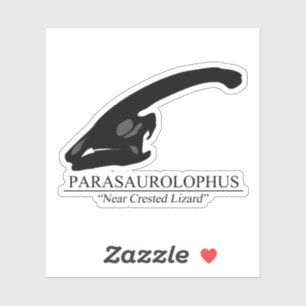 Adesivo Parasaurolofo Crânio