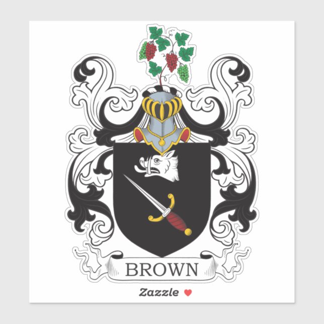 Adesivo Parceiro da família Brown (Folha)