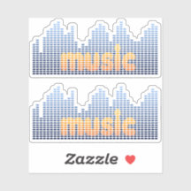 Parede de Ondas de Música do Equalizador Digital