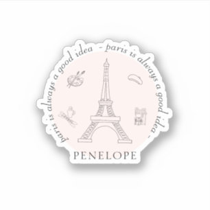 Adesivo Paris é sempre umas citações bonitos da boa ide