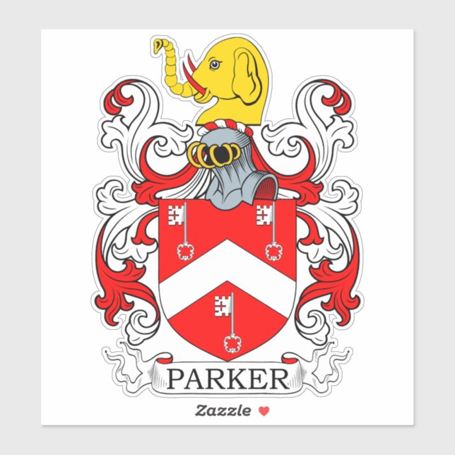 Adesivo Parker Family Crest (Folha)