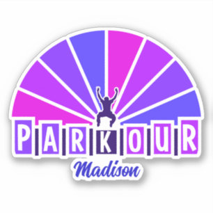 Adesivo PARKOUR (Nome Personalizado)