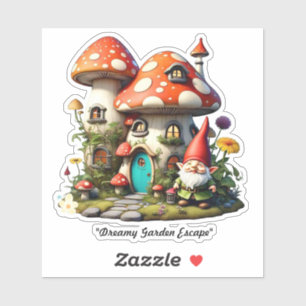 Adesivo "Parque de fantasia de jardim"