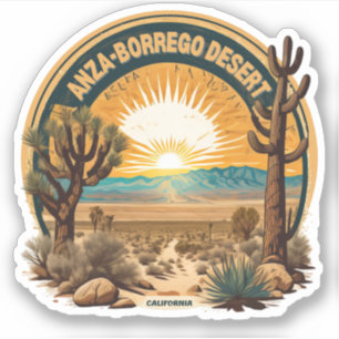 Adesivo Parque Estadual do Deserto Anza-Borrego Califórnia