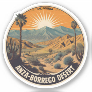 Adesivo Parque Estadual do Deserto Anza-Borrego Califórnia