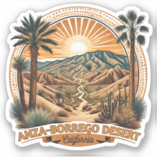 Adesivo Parque Estadual do Deserto Anza-Borrego Califórnia