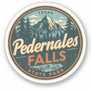 Adesivo Parque Estadual Pedernales Falls Texas Hill Countr