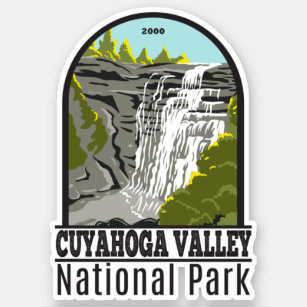 Adesivo Parque Nacional Cuyahoga Valley, Ohio Vintage
