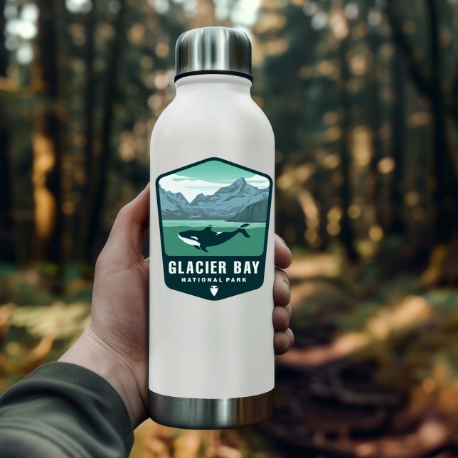 Adesivo Parque Nacional da Baía de Glacier | Autocolante (Glacier Bay National Park Sticker)