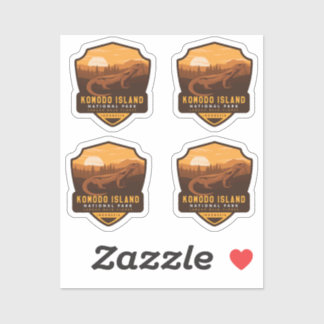 Adesivo Parque Nacional da Ilha Komodo