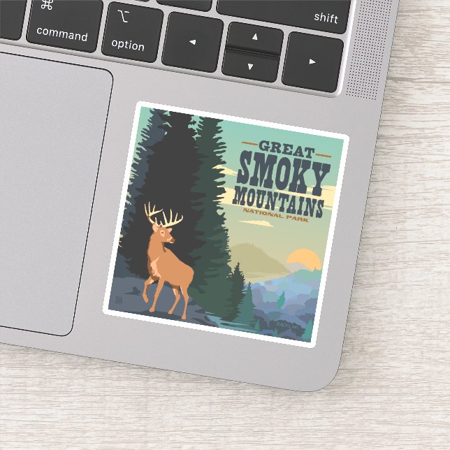 Adesivo Parque Nacional das Montanhas do Enfumaçado excele (Detalhe)