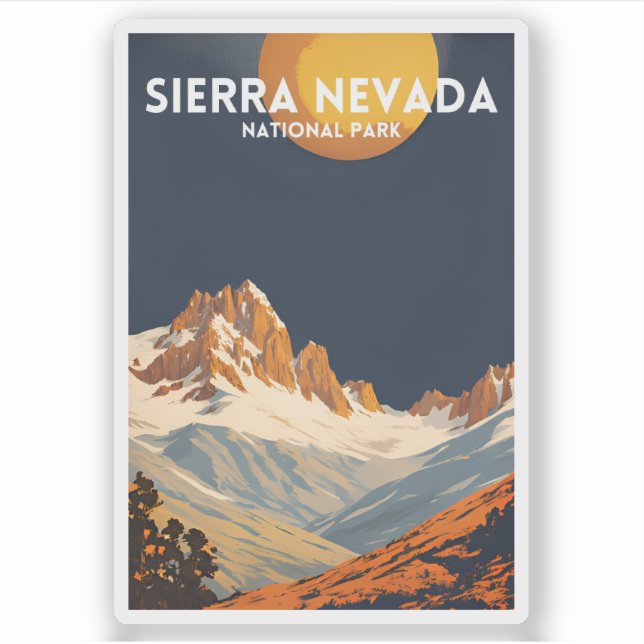 Adesivo Parque Nacional de Sierra Nevada (Frente)