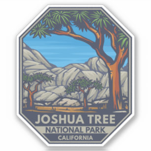Adesivo Parque Nacional do Joshua Tree - Emblem