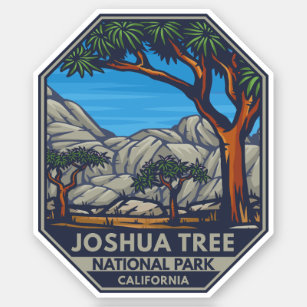 Adesivo Parque Nacional do Joshua Tree - Emblem