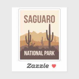 Adesivo Parque Nacional do Saguaro - Viagem mínima