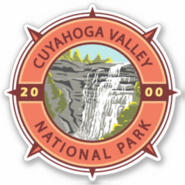 Adesivo Parque Nacional do Vale do Cuyahoga - Emblem de Co
