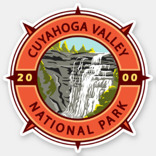 Adesivo Parque Nacional do Vale do Cuyahoga - Emblem de Co