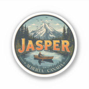 Adesivo Parque Nacional Jasper aventura nas Montanhas Roch