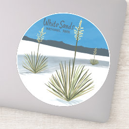 Adesivo Parque Nacional White Sands Novo México Gypsum Yuc