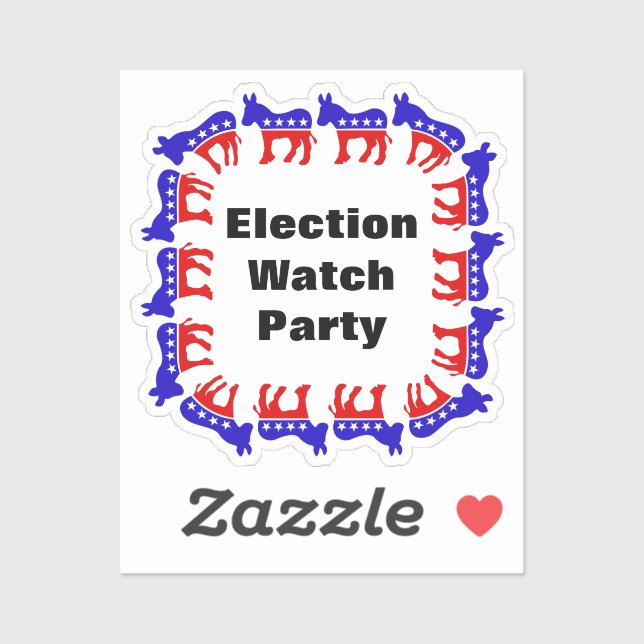 Adesivo Partido Democrata do Observatório Eleitoral (Folha)