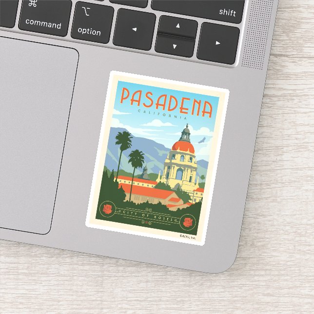 Adesivo Pasadena, CA (Detalhe)