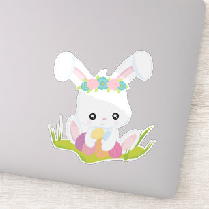 Adesivo Páscoa, Ovos De Páscoa, Coelhinho Bonito, Coelhinh