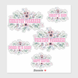 ADESIVO PÁSCOA PASCHA BYZANTINA ORTODOX RELIGIOSA