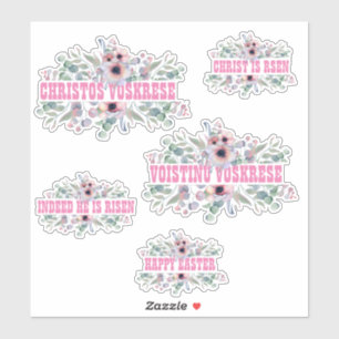 ADESIVO PÁSCOA PASCHA BYZANTINA ORTODOX RELIGIOSA