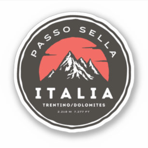 Adesivo Pasmoto Sella italian Mountain