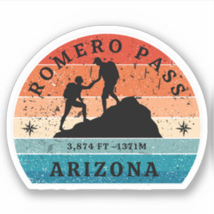 Adesivo Passagem Romero, passagens alpinas de Arizona