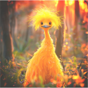 Adesivo Pássaro Amarelo