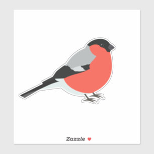 Adesivo Pássaro Bullfinch