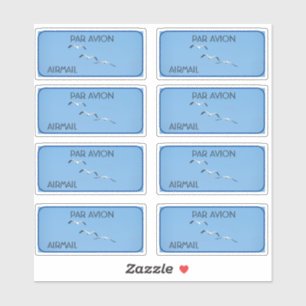 Adesivo Pássaros Pelicanos Voando com Autocolantes