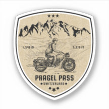 Passeio de moto pelos Alpes suíços pelo Pragel Pas