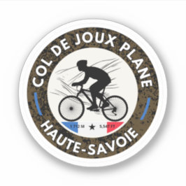 Adesivo Passo de bicicleta Col de Joux Plane french Alpes