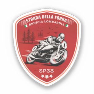 Adesivo passo della forra em moto italian apls