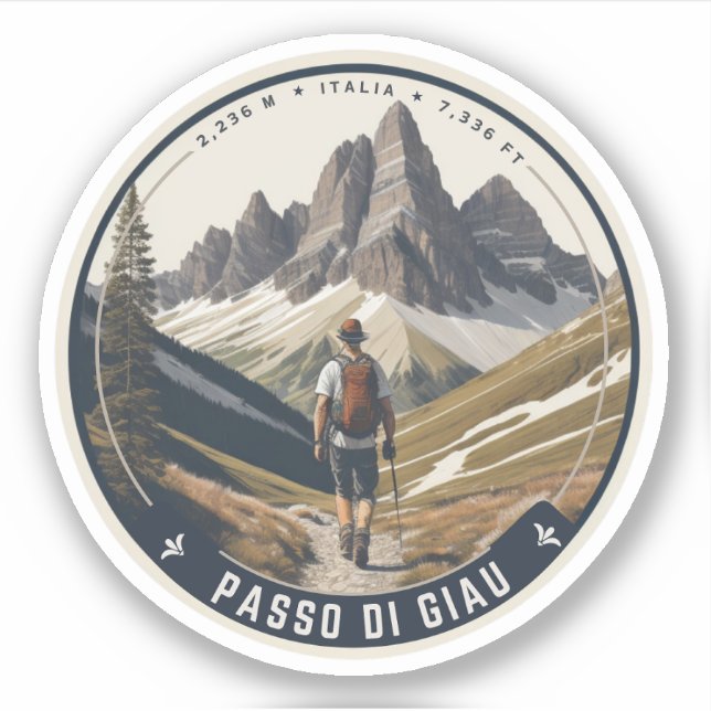 Adesivo passo di gavia - gavia passa alps italianos Mounta (Frente)