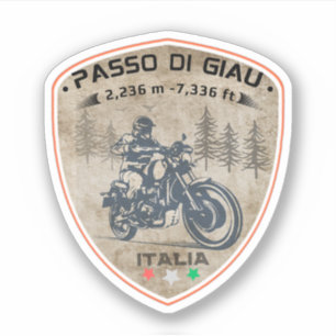 Adesivo Passo di Giau - Giau passa pelas Montanhas italian
