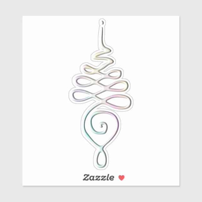 Adesivo Pastel Unalome  (Folha)