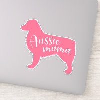 Pastor australiano rosa Silhouette "Aussie Mama"